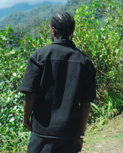 CAMISA BOXY TAP BLACK