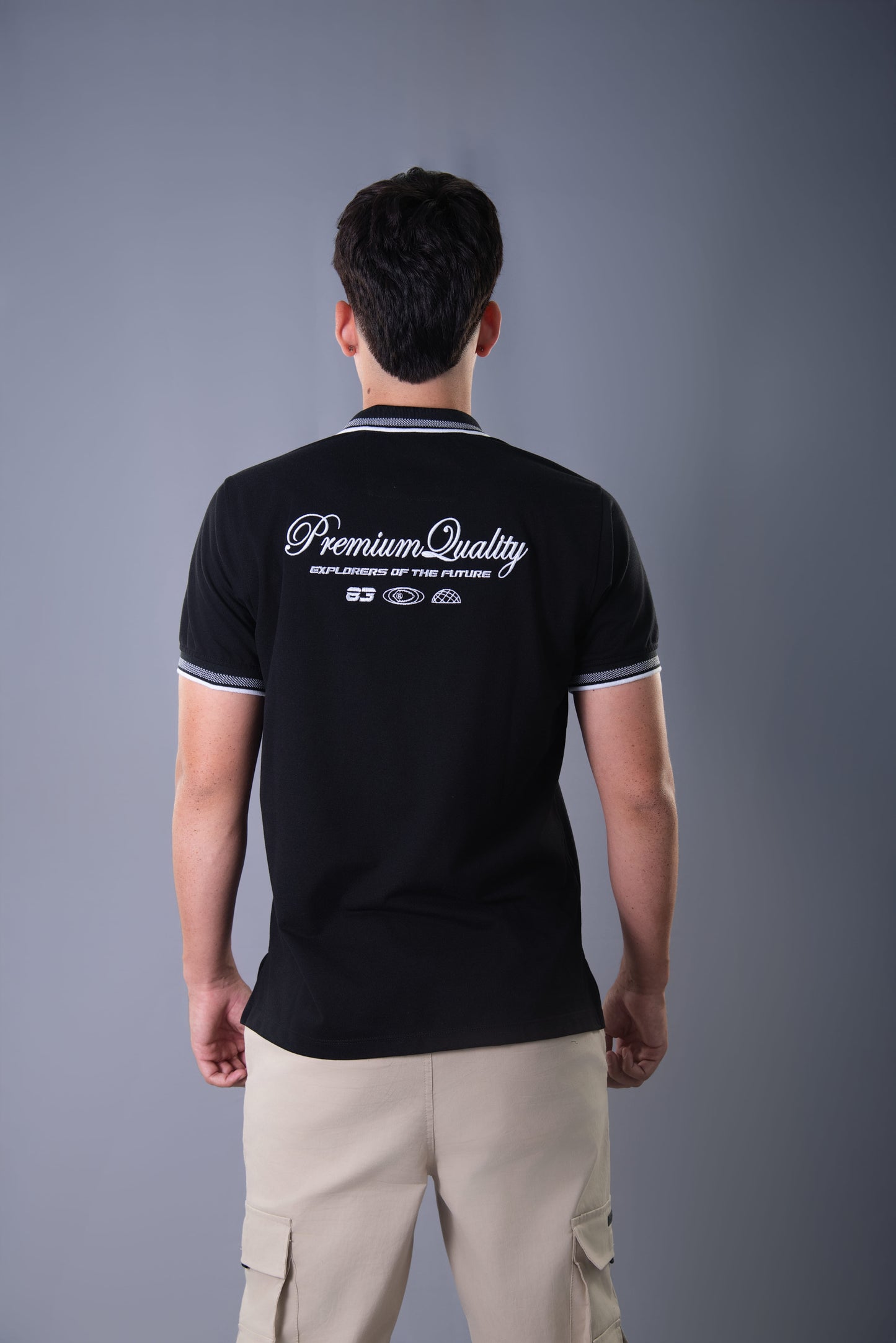 POLO NEGRO PREMIUM QUALITY