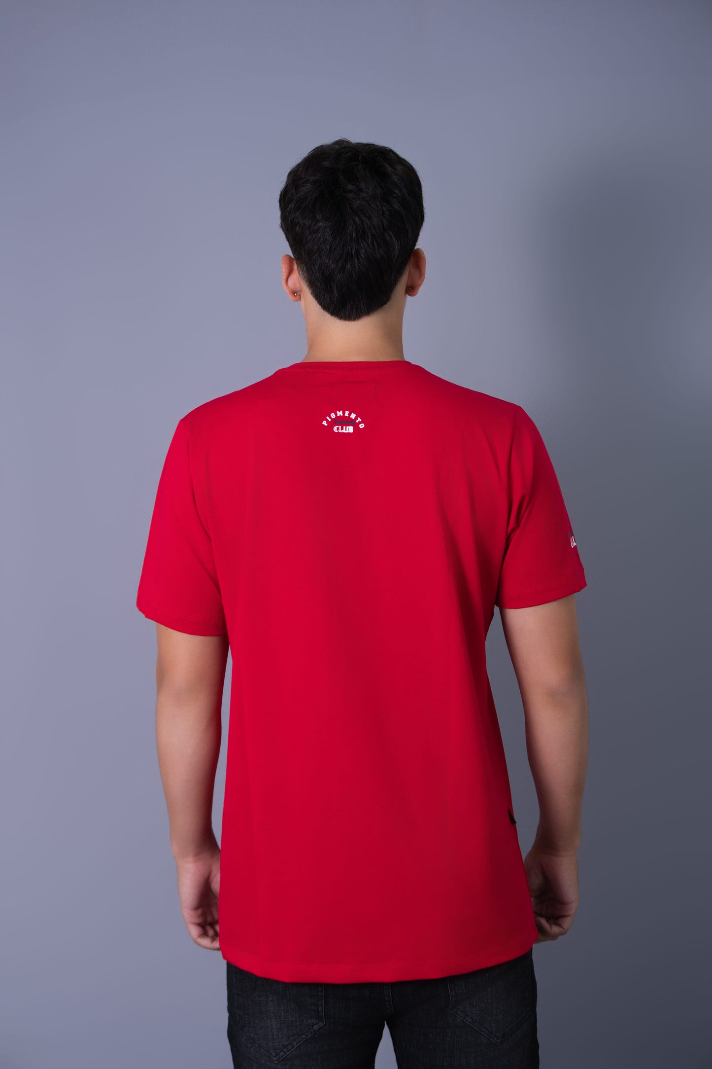 T-SHIRT ROJO ESTAMPADO UNIVERSITY CLUB