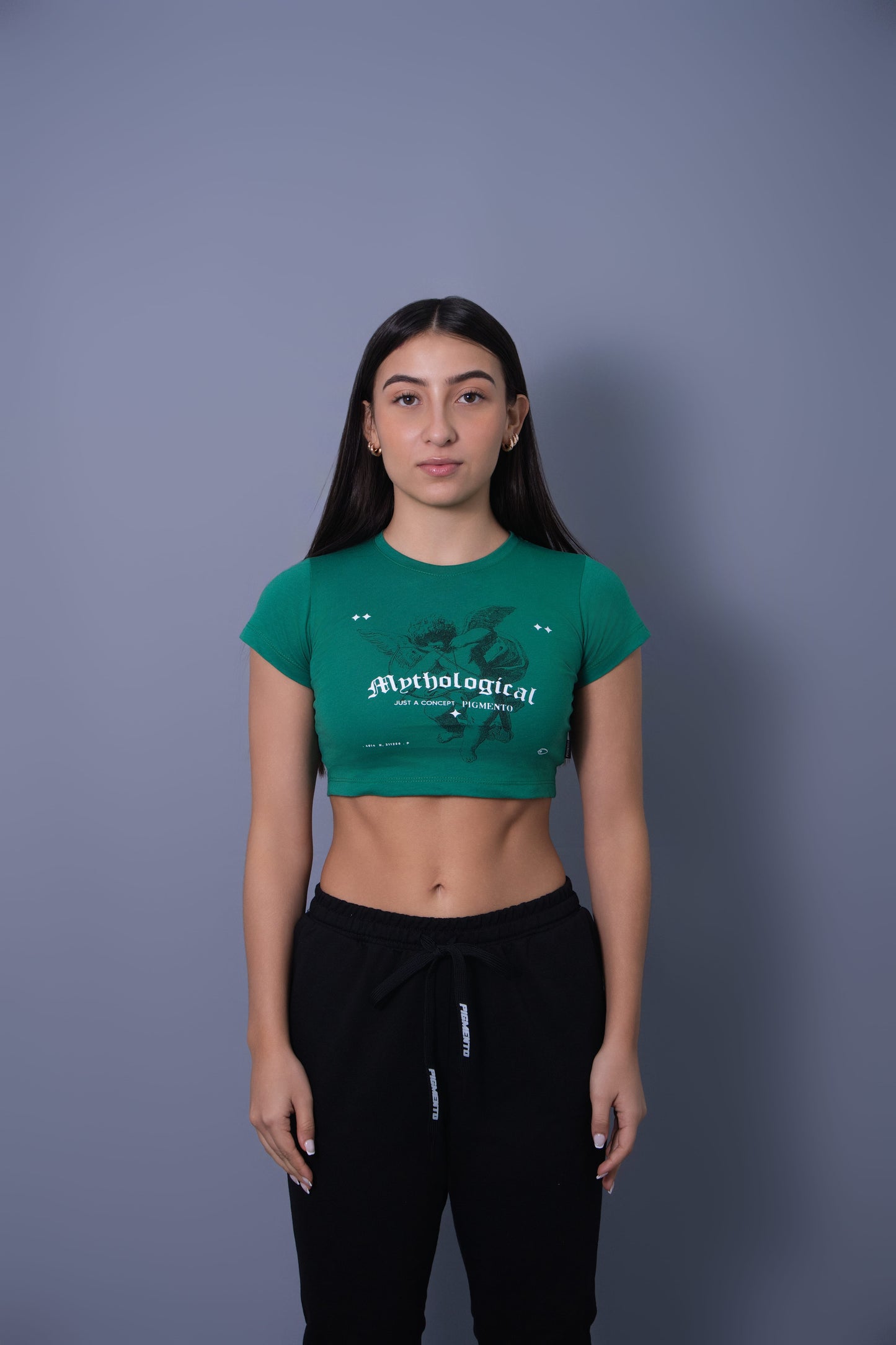 CROP TOP VERDE MYTOLOGICAL