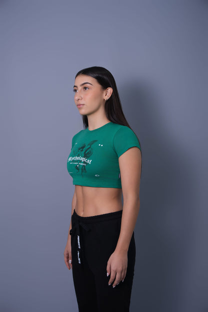 CROP TOP VERDE MYTOLOGICAL