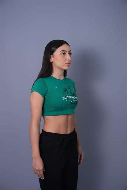 CROP TOP VERDE MYTOLOGICAL