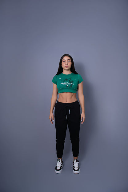 CROP TOP VERDE MYTOLOGICAL