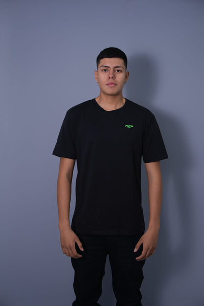 T-SHIRT NEGRO ESTAMPADO