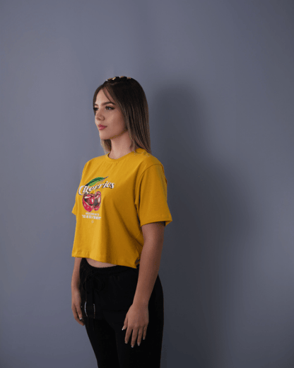 T-SHIRT CROP CHERRY