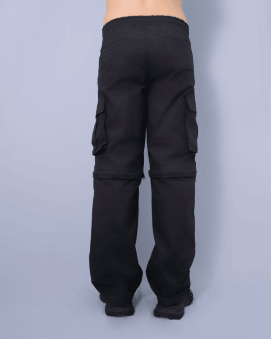 PANTALON CARGO NEGRO DESMONTABLE