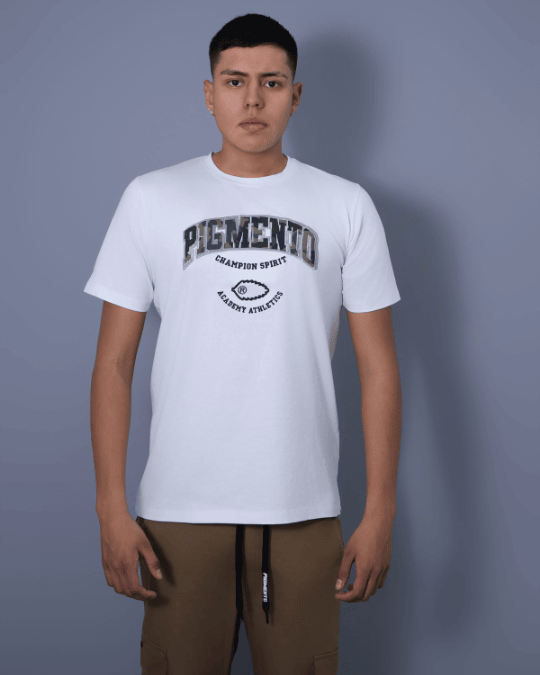 T-SHIRT ESTAMPADO CAMUFLADO PIGMENTO