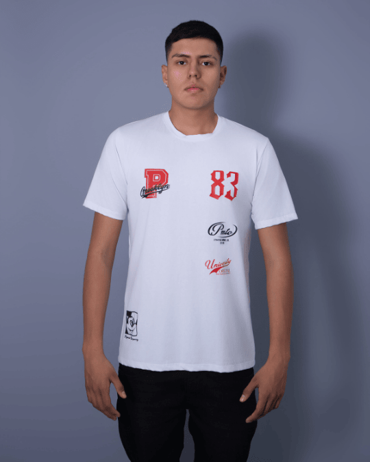 T-SHIRT BLANCA ESTAMPADO