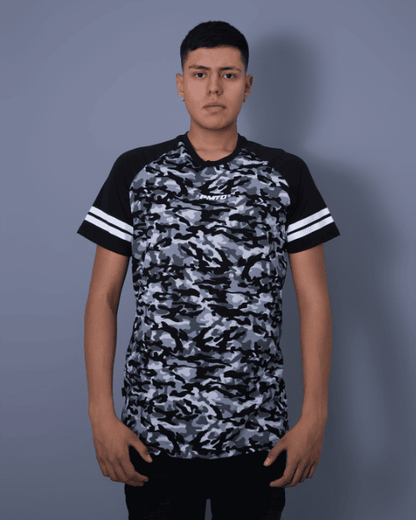 T-SHIRT CAMUFLADO GRIS