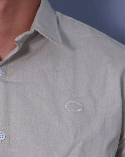 CAMISA REGULAR MAGDALENA BEIGE