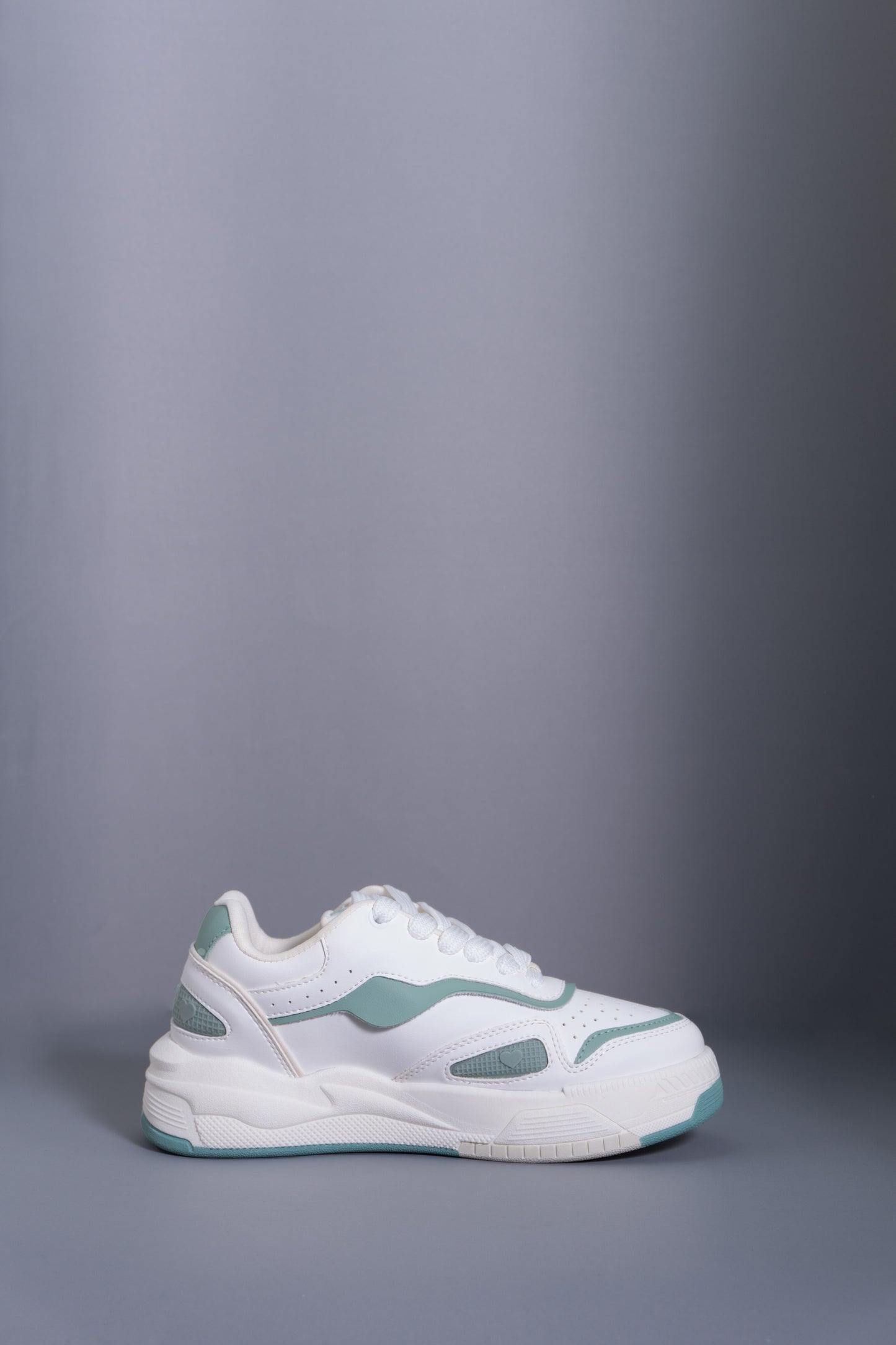 TENNIS BLANCOS X VERDE MENTA